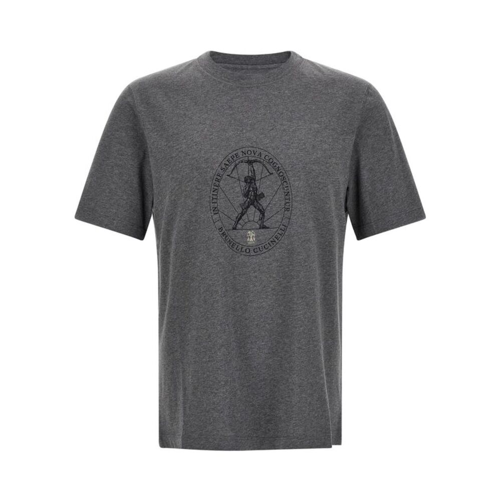 Brunello Cucinelli Men Printed T-Shirt
